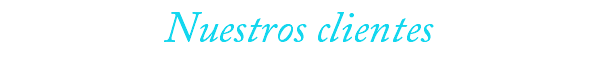 Nuestros clientes